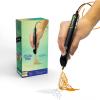 image3Doodler Flow 3D Printing Pen for Teens Adults ampamp Creators  Black  with Free Refill Filaments  Stencil Book  Getting Started GuideFLOW
