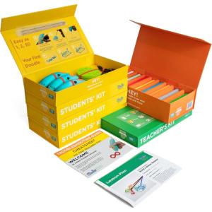 image3Doodler EDU Start Learning Pack Full Set with 12 3D Printing Pens  1200 Strands of Plastic Filament  Classroom Activity Plans